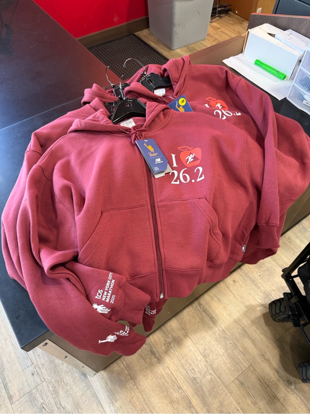 Brand New!New Balance women's oversized hoodie,full zip